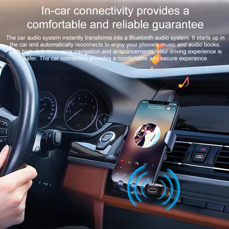 BOYI BY306 AUX Car FM Transmitter Wireless Bluetooth 5.3 Receiver