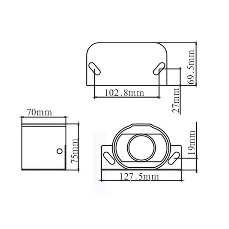 12V / 24V Waterproof Voice Reversing Horn Alarm Buzzer, with Cable