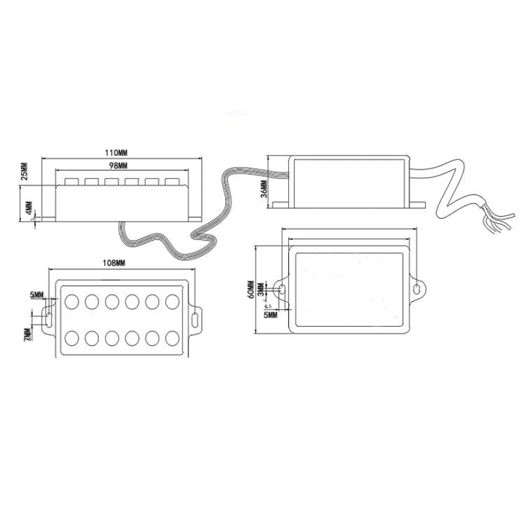 12V / 24V Universal Car Horn Controller 12 Sound Effects Sound Control Speaker, with Button