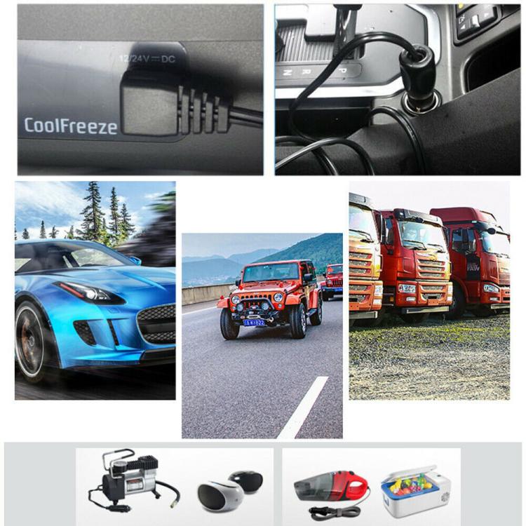 12V Car Refrigerator Compressor Extension Power Cable