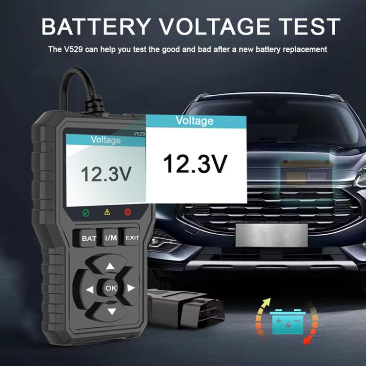 FOXSUR V529 OBD2 Car Engine Fault Code Reader Diagnostic Instrument