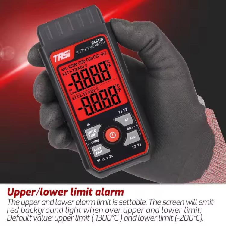 TRSI TA616A Industrial Handheld K-Type Thermocouple Thermometer, Single Channel, Basic Version