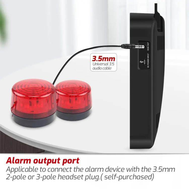 TRSI TA623B Industrial Wall-mounted Thermometer Hygrometer, External 5-meter Probe