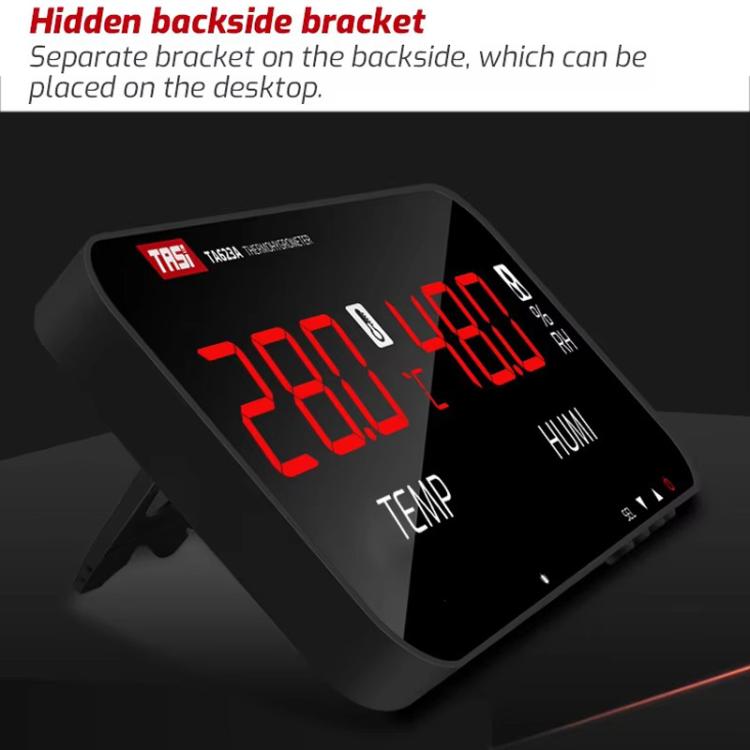 TRSI TA623B Industrial Wall-mounted Thermometer Hygrometer, External 5-meter Probe