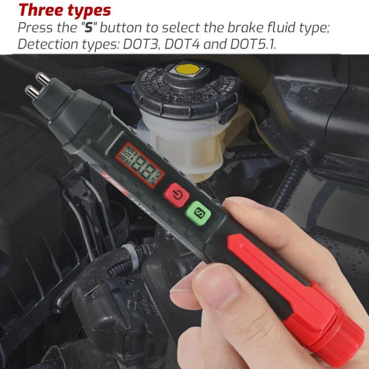 TASI TA15A Car Brake Fluid Detection Pen Brake Fluid Tester