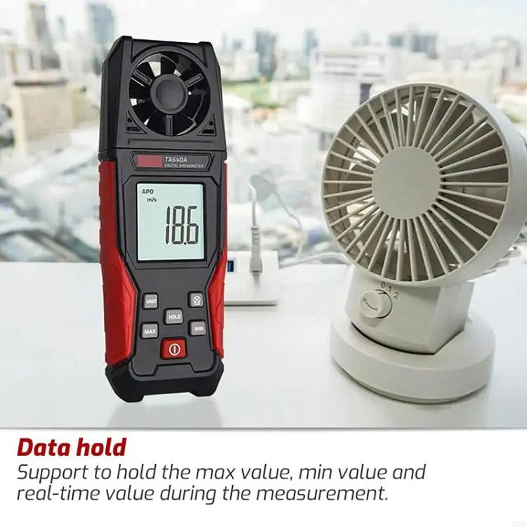 TRSI TA640A Handheld High Precision Wind Speed Instrument Wind Volume Tester