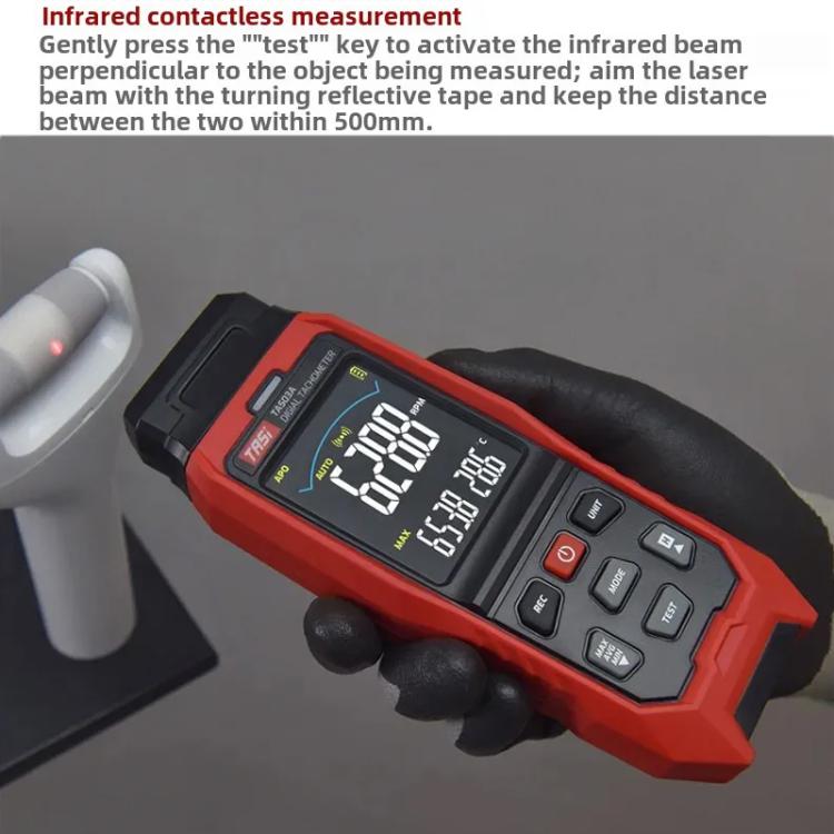 Portable Measuring Speed Meter Digital Display Laser Tachometer