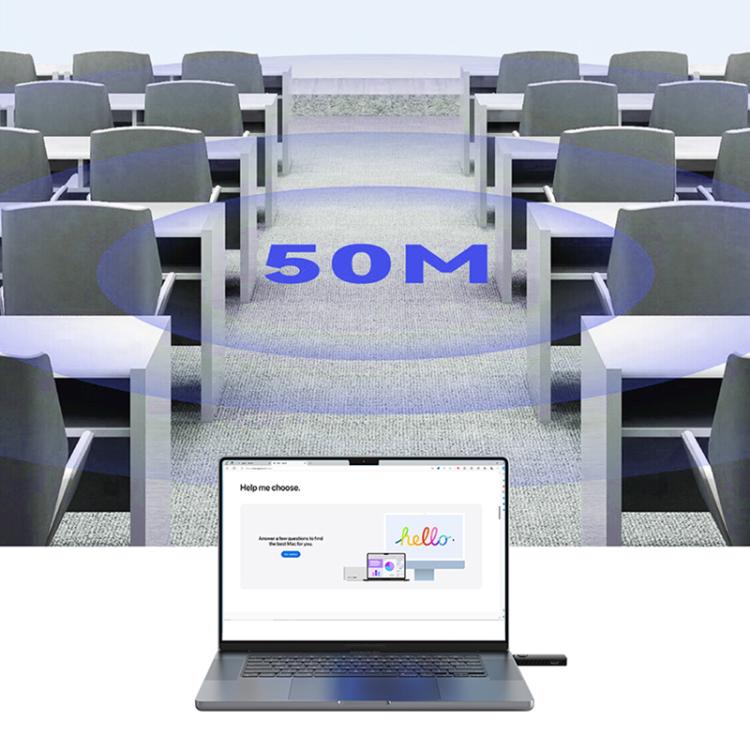 Q50 Leather Texture Wireless HDMI Video Transmitter and Receiver Extender Adapter