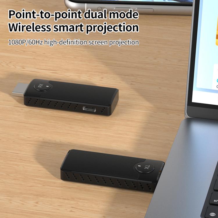 Q50 Vertical Texture Wireless HDMI Video Transmitter and Receiver Extender Adapter