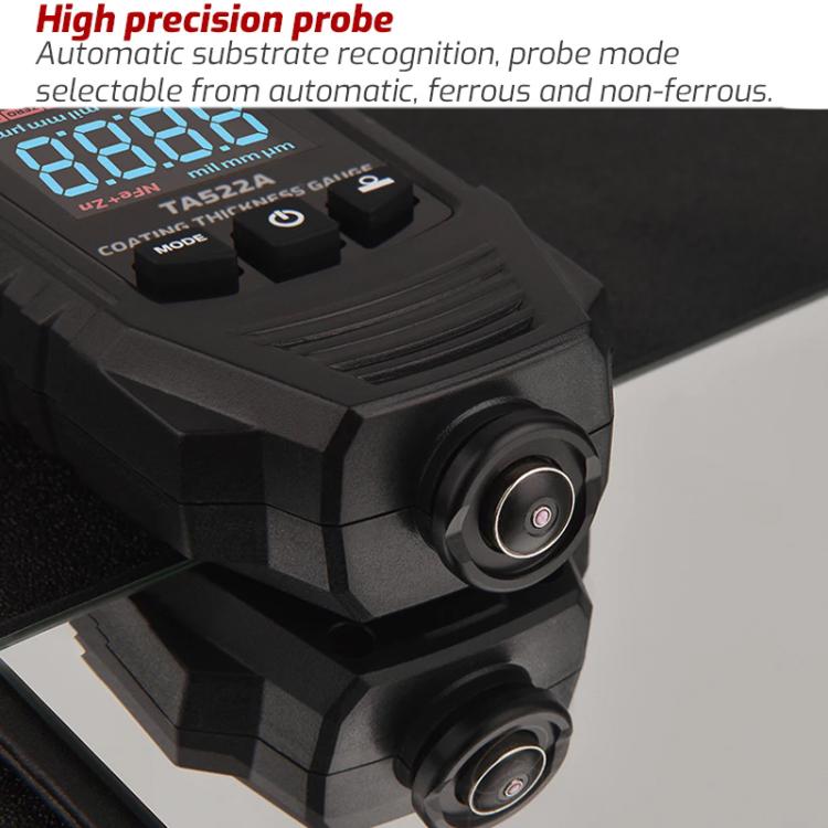 TASI TA522A Car Paint Film Meter Paint Surface Tester Coating Thickness Gauge