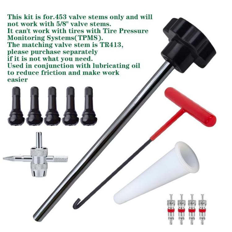 13pcs / Set Car Tire Repair Tool Valve Installation Tool Set