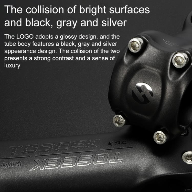 TOSEEK K04 Full Carbon Fiber Brazing Road Mountain Bike Handlebar Riser Faucet