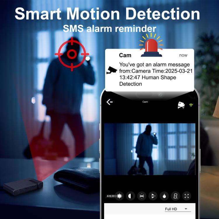 TN-5 1080P HD WIFI Mini Camera Video Recorder