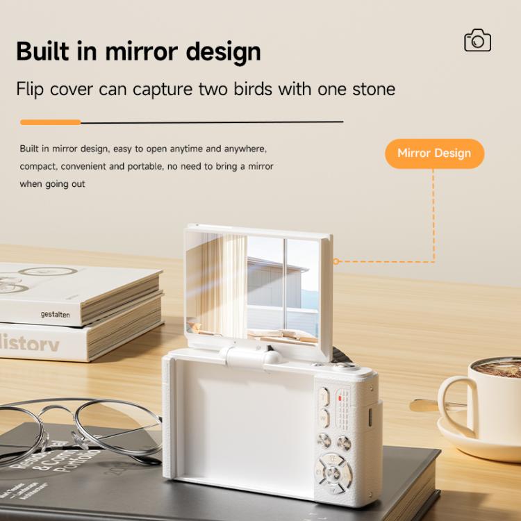 V5 64MP Retro Digital Camera 4K Recording 180 Flip Screen