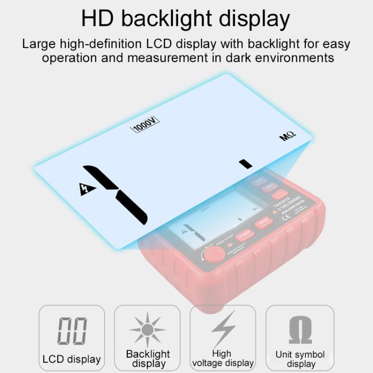 TASI TA8322A High Voltage Digital Electronic Meter Insulation Resistance Tester