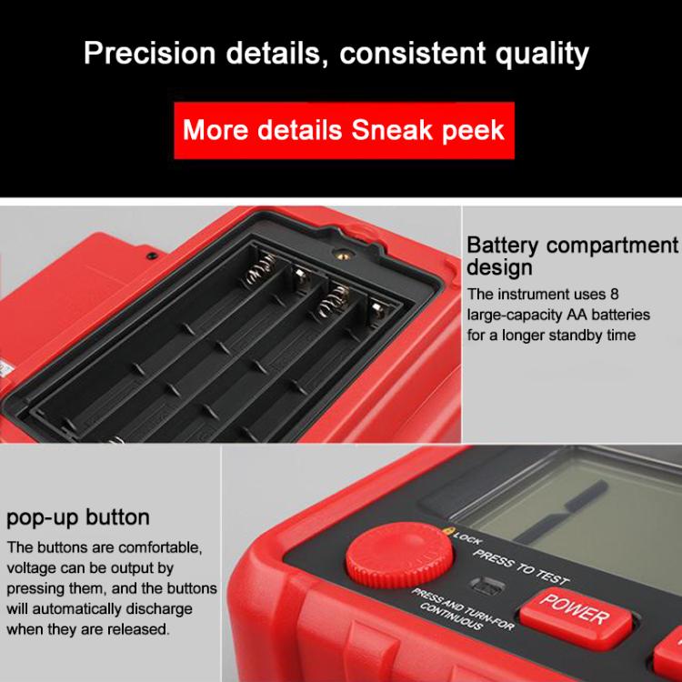 TASI TA8322A High Voltage Digital Electronic Meter Insulation Resistance Tester