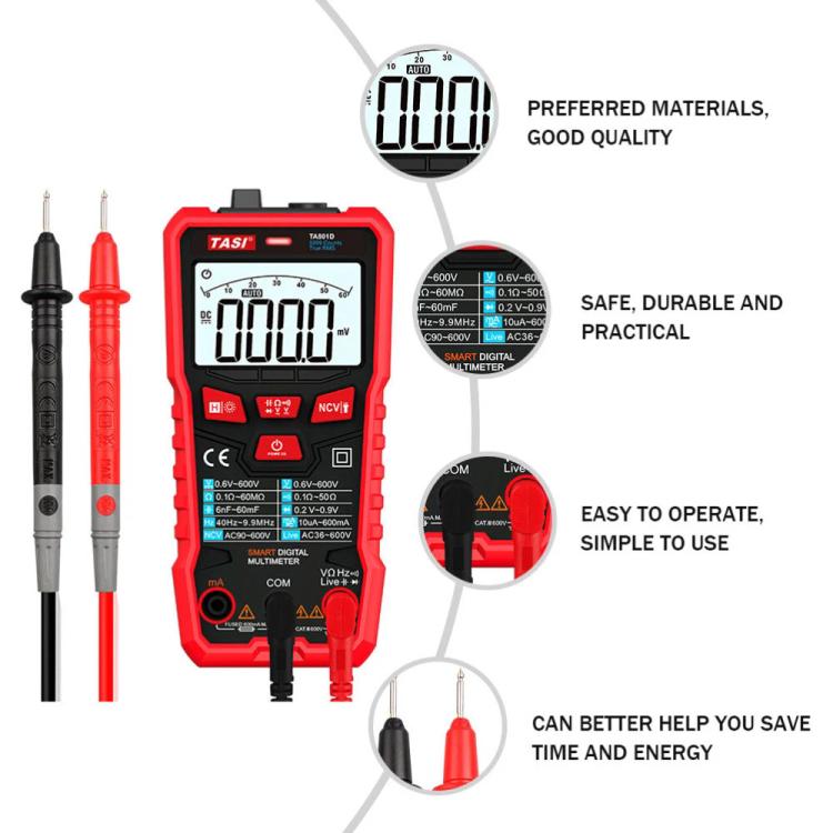 TASI TA801D Multi-function Digital High Precision Multimeter