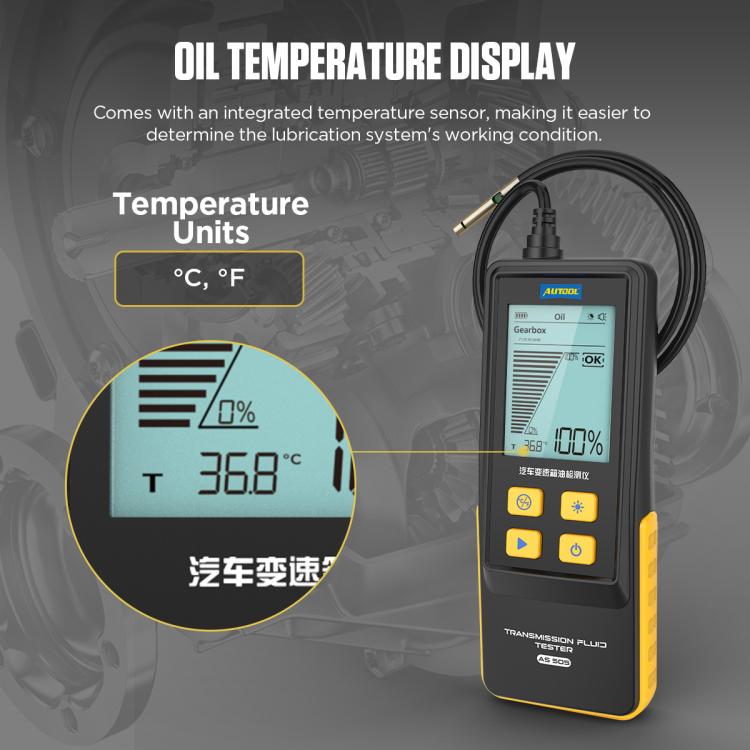 AUTOOL AS505 Car Gearbox Oil Test Detector Transmission Fluid Quality Diagnostic Tool
