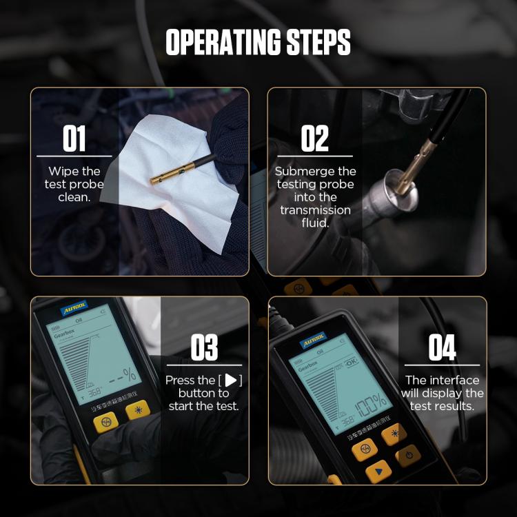 AUTOOL AS505 Car Gearbox Oil Test Detector Transmission Fluid Quality Diagnostic Tool