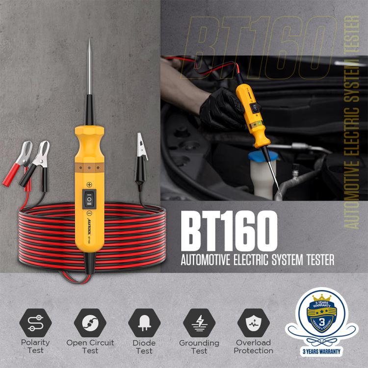 AUTOOL BT160 Car Multifunctional Electrical Circuit Tester Short Circuit Diagnostic Tool