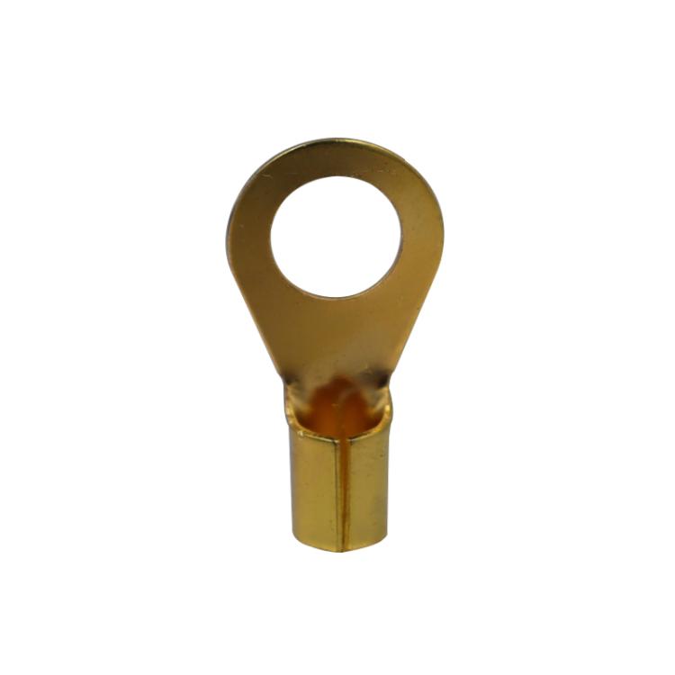 10 Pairs / Set 8GA Car Audio Modification Brass Terminal Crimp