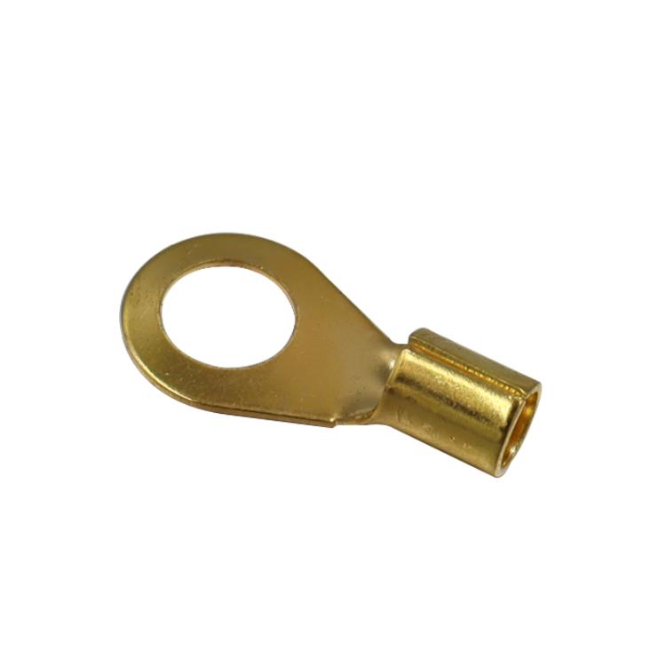 10 Pairs / Set 8GA Car Audio Modification Brass Terminal Crimp