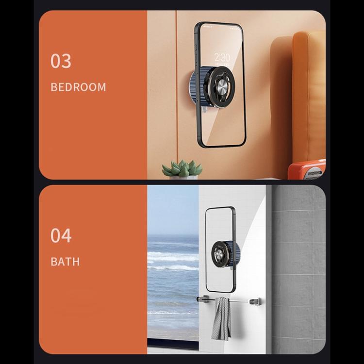 BDK101 Vacuum Adsorption Magnetic Folding Car Phone Holder