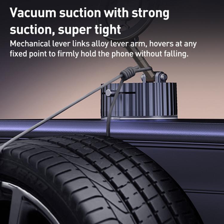 BDK101 Vacuum Adsorption Magnetic Folding Car Phone Holder