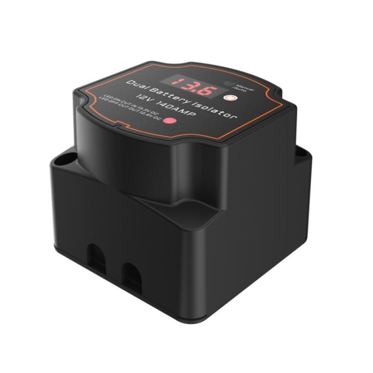 IP68 12V 140A Car Smart Dual Battery Isolation Controller with Digital Display Voltmeter