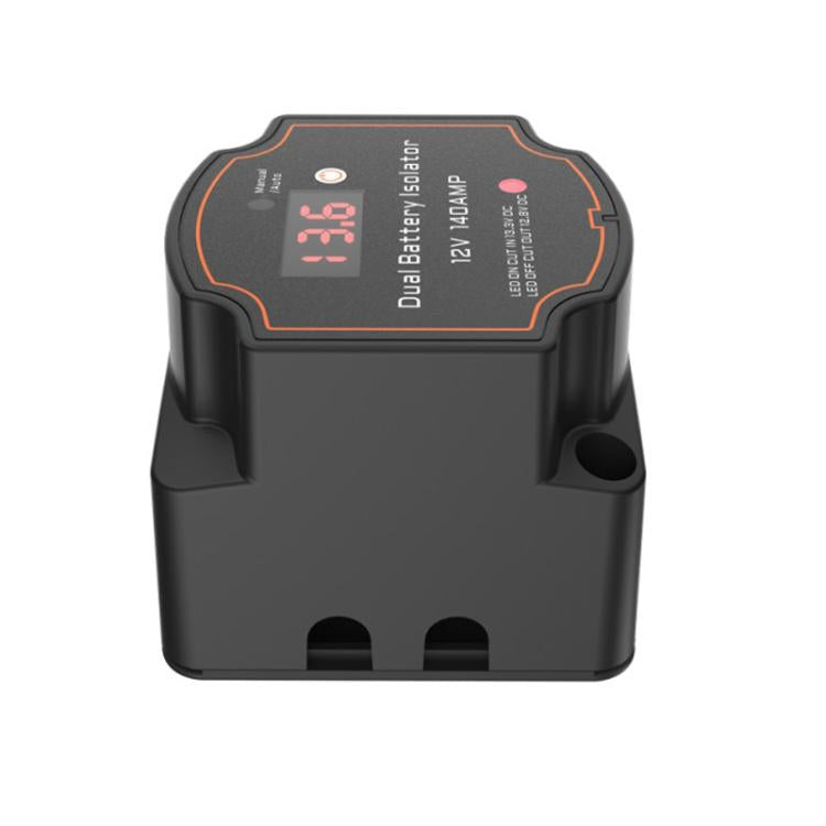 IP68 12V 140A Car Smart Dual Battery Isolation Controller with Digital Display Voltmeter