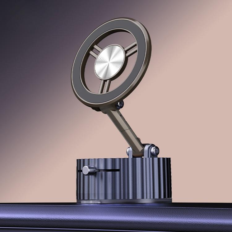 BDK102 Vacuum Adsorption Magnetic Folding Car Phone Holder