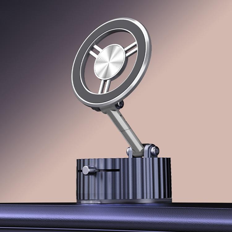 BDK102 Vacuum Adsorption Magnetic Folding Car Phone Holder