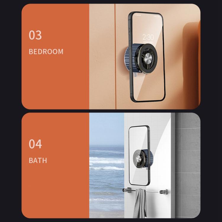 BDK102 Vacuum Adsorption Magnetic Folding Car Phone Holder