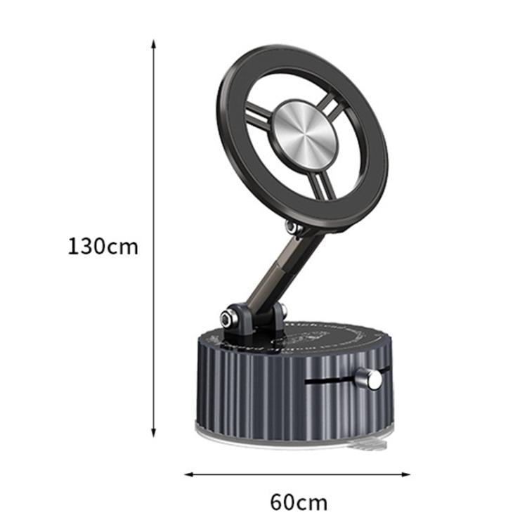 BDK102 Vacuum Adsorption Magnetic Folding Car Phone Holder