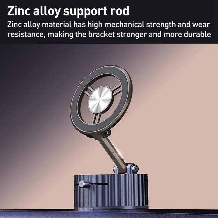 BDK102 Vacuum Adsorption Magnetic Folding Car Phone Holder