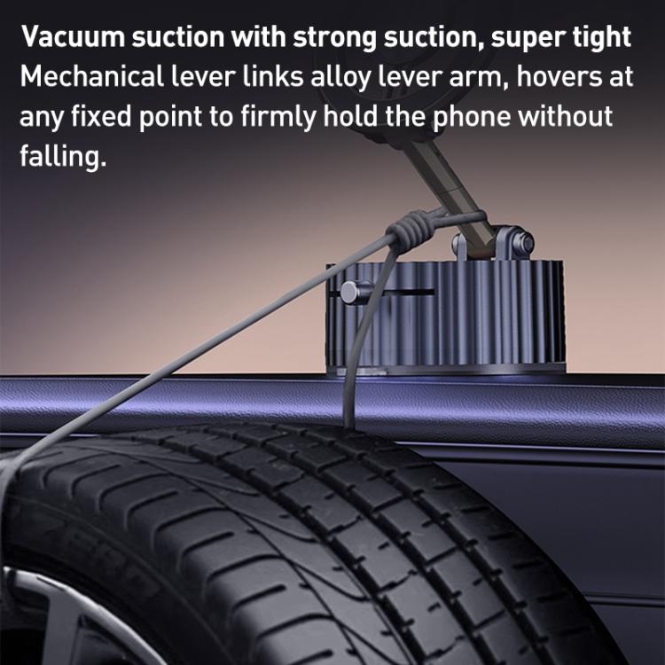 BDK102 Vacuum Adsorption Magnetic Folding Car Phone Holder