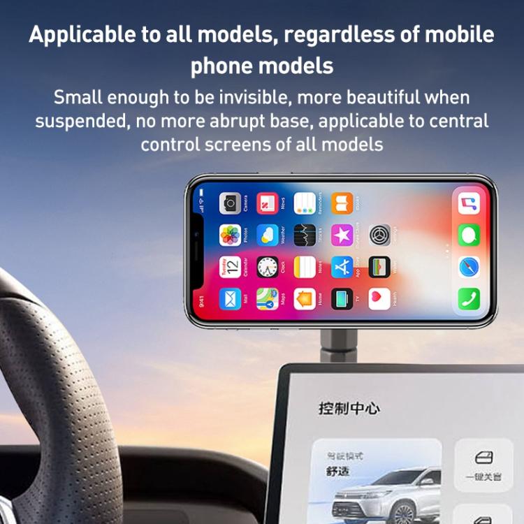 BDK104 Vacuum Adsorption Magnetic Folding Car Phone Holder