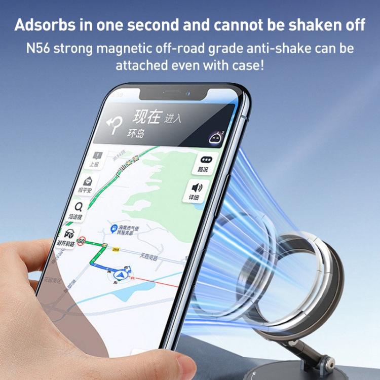 BDK104 Vacuum Adsorption Magnetic Folding Car Phone Holder