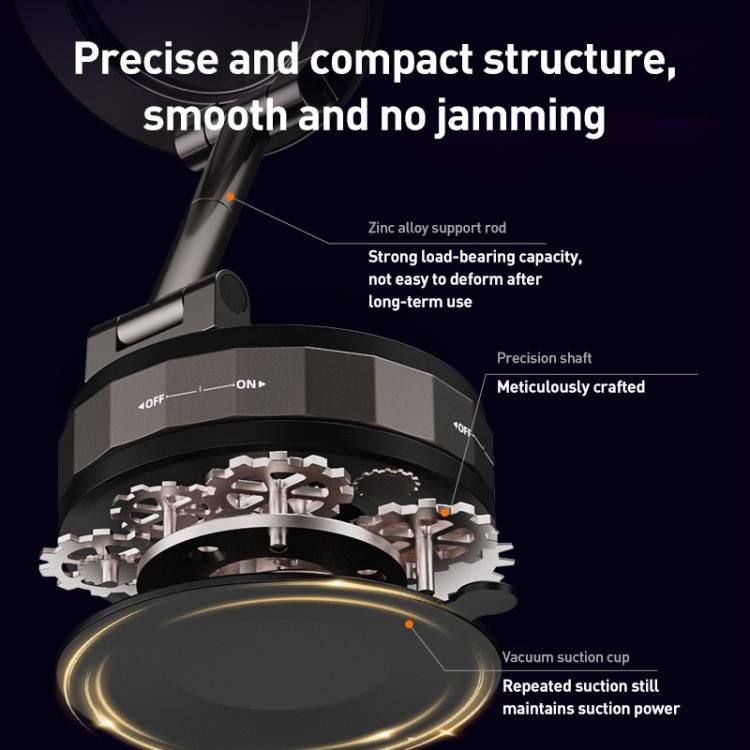 CCT30-2F Rotating Vacuum Adsorption Magnetic Car Phone Holder
