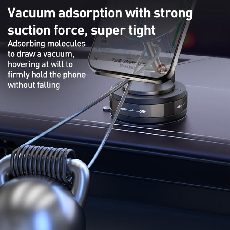 CCT30-2F Rotating Vacuum Adsorption Magnetic Car Phone Holder