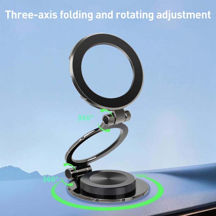 G222 Three-axis Folding MagSafe Magnetic Car Phone Holder
