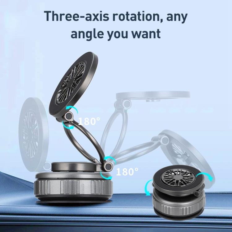 G511 Three-axis Folding Vacuum Adsorption Magnetic Car Phone Holder