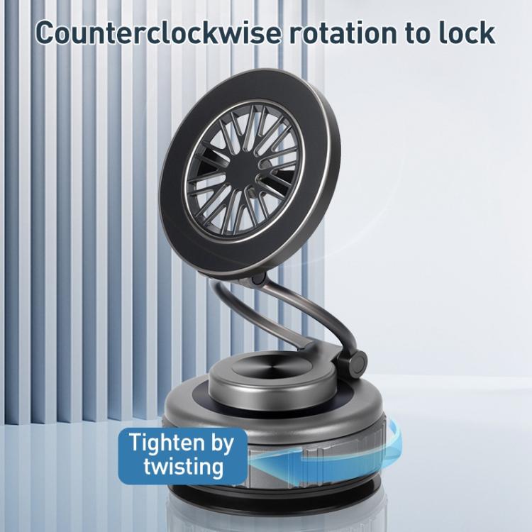 G511 Three-axis Folding Vacuum Adsorption Magnetic Car Phone Holder