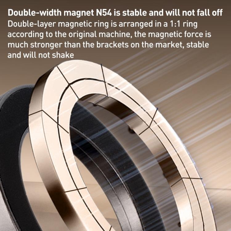 G512 Three-axis Folding Vacuum Adsorption Magnetic Car Phone Holder