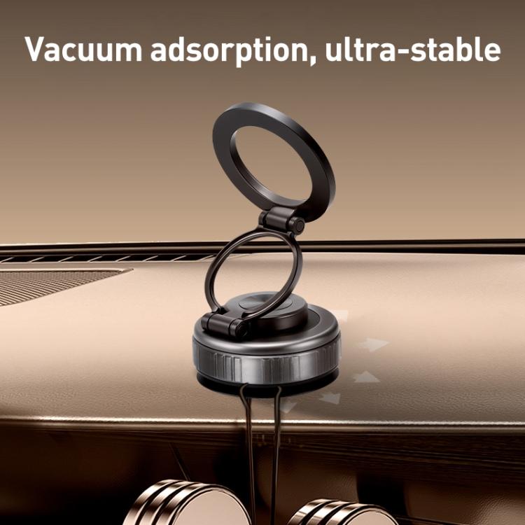 G512 Three-axis Folding Vacuum Adsorption Magnetic Car Phone Holder