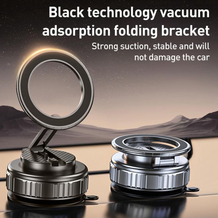 G712 Three-axis Folding Vacuum Adsorption Magnetic Car Phone Holder