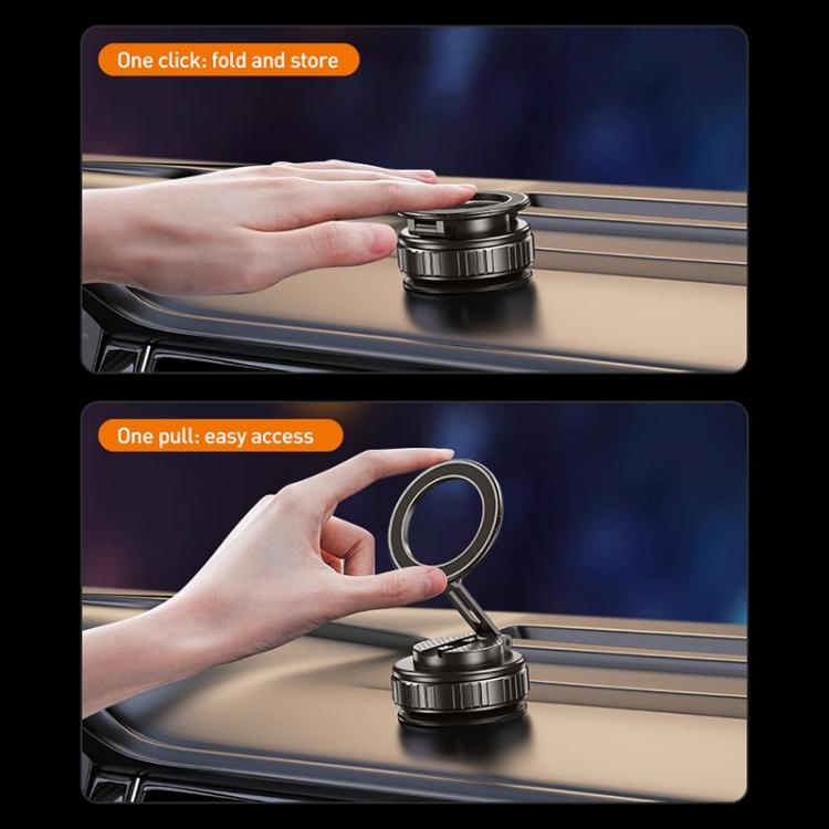 G712 Three-axis Folding Vacuum Adsorption Magnetic Car Phone Holder