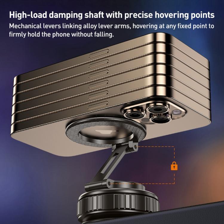 G712 Three-axis Folding Vacuum Adsorption Magnetic Car Phone Holder