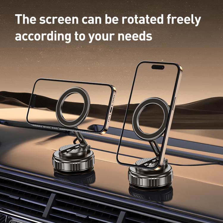 G712 Three-axis Folding Vacuum Adsorption Magnetic Car Phone Holder