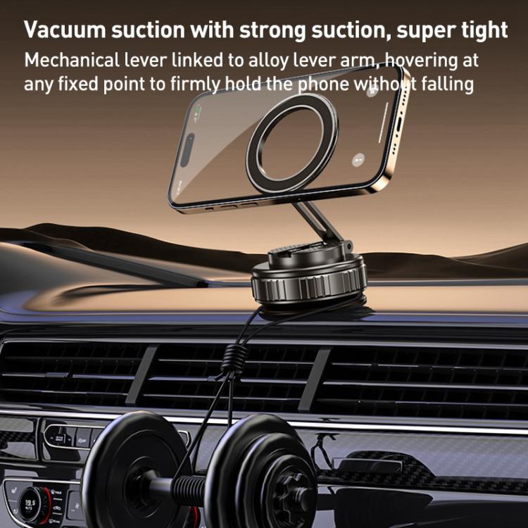 G712 Three-axis Folding Vacuum Adsorption Magnetic Car Phone Holder